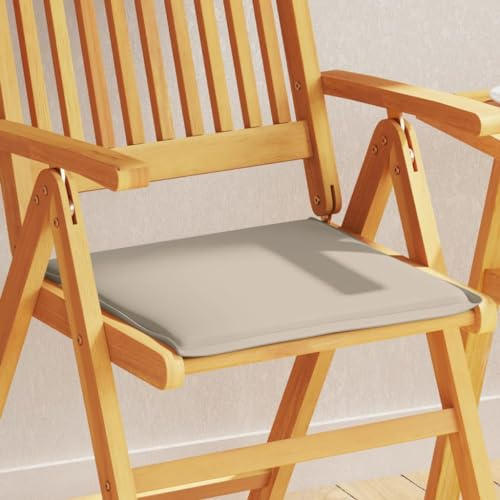 Snsowed Imbottitura per Seduta Giardino 2pz Tortora 45x45x2 cm Quadrata,Cuscini per Sedili da Giardino,Imbottitura Seduta Giardino-847722