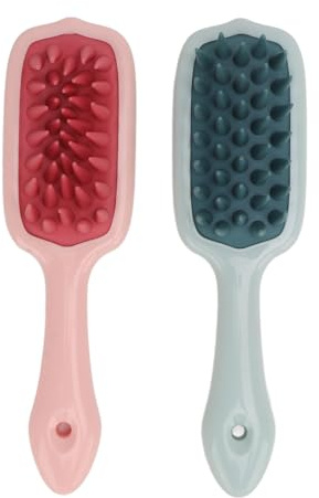 Brosse à shampoing, poils en Silicone souple, nettoyage en profondeur, peigne de Massage du cuir chevelu pour détendre les soins de la tête