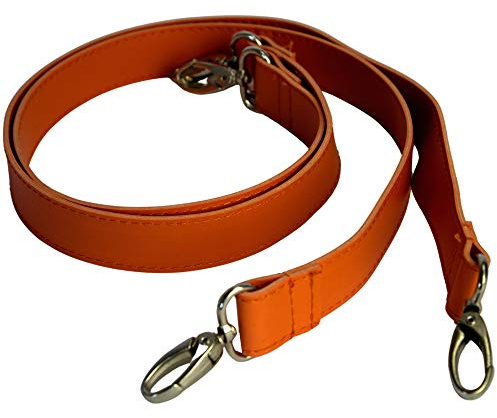 Sunsa Damen Taschengriffe Taschenhenkel Schulterriemen Riemen Schultergurt Henkel Taschengurt Trageriemen, Ersatz-Riemen mit Karabinerhaken Für Handtaschen oder Taschen alle art, 2er Set, hellorange
