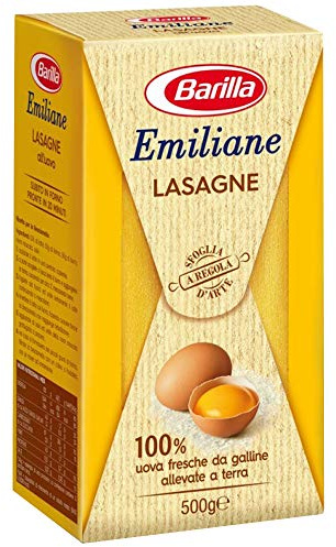 3x Barilla Emiliane Lasagne all'uovo Nudeln mit ei 500g