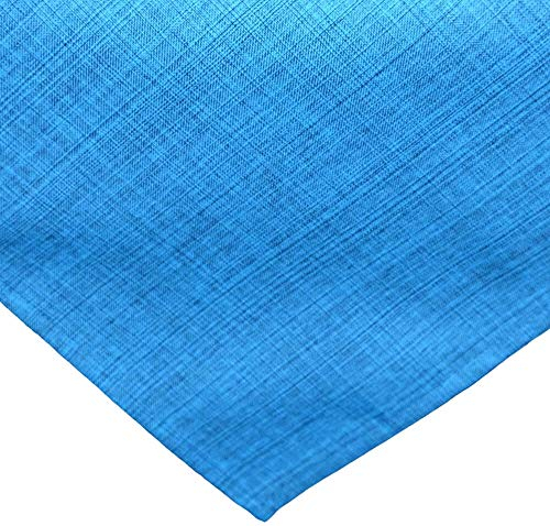 Outdoor Tischdecke quadratisch 90x90 cm in türkis blau meliert - Modernes Tisch-Tuch als wetterfeste Garten-Tischdecke - Abwaschbare Außenbereich Abdeckung als große Garten-Tische Camping Tisch-Deko