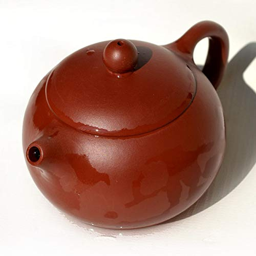 Théière chinoise Zisha en argile rouge Dahongpao Xishi pour thé Gongfu en vrac (S rouge)