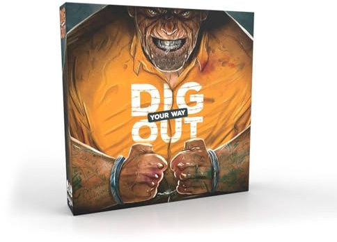 Dig Your Way out - Juego de Mesa - Estrategia - Que Saldrá De Prisión Primero - Jugar Entre Amigos - Juego para Adultos, Dóles - De 16 años - De 2 a 6 Jugadores