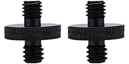 Lamdoo 2 x 1/4-20 Male to M4 M5 M6 M8 M10 Male Screw Thread Adapter Tripod Mounting Camera Converter Screw for Projector Mount