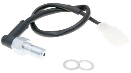 2EXTREME Bremslichtschalter hydraulisch M10x1 gewinkelt Bremszylinder kompatibel für Aprilia RS4 50 D50B1