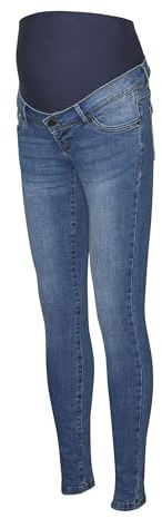 MAMALICIOUS Mlmila Slim Medium Blue Jeans A. Noos jeans, Mellanblå denim, S