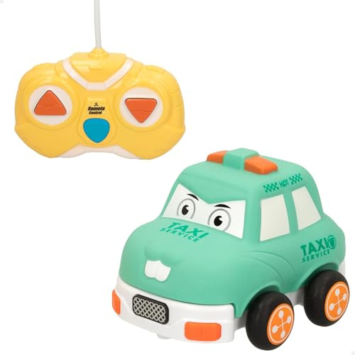 ColorBaby 49586 - Coche teledirigido con Luces para niños a Partir de los 2 años/Juguete para niños Radio Control con Movimiento hacia adelante y hacia atrás/Regalo para niños