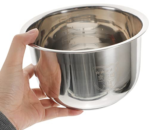 Stainless Steel Inner Pot Replacement Rice Cooker Pot Replacement Rice Cooker Liner Accessories for Kitchen Cooking Utensils