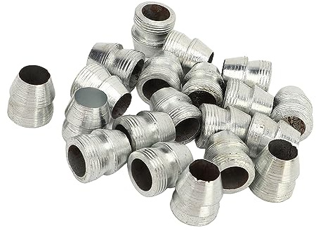 20Pcs Safety Round Handle Wedges, Conical Steel Metal Wedge Kit for Hammer Axe Sledge, 16Mm, Replacement for Wood Splitting Tools, Home Improvement and Hand Maul Applications