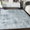 Tinyboy-hbq Alfombras Salon Grande Alfombras de habitacion Moderna 9mm Espesores Pelo Corto Multicolor para Salón,Dormitorio,Felpudo Entrada Casa,Abstracto Gris Blanco/Multi,80x120cm