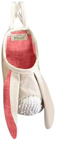Borse da coniglio pasquale, tote borse di Pasqua Spaziosa Tote di Pasqua | Adorabile adorabile cesto di drogheria riutilizzabile in cucina per bambini, decorazione per le vacanze, evento sc