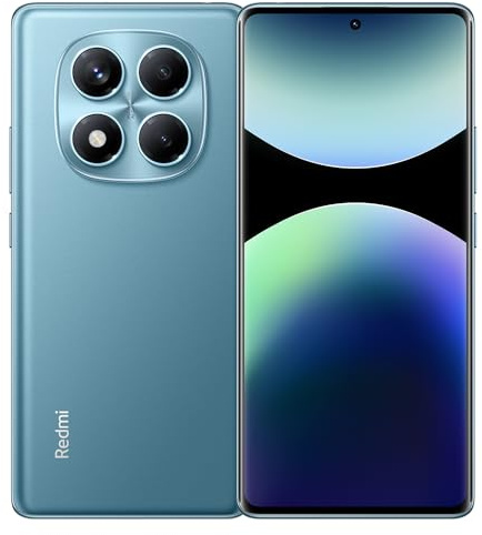 Xiaomi Redmi Note 14 Pro Smartphone 12+512 GB, 5500 mAh, pantalla AMOLED, carga rápida 33 W, sin NFC, versión europea azul