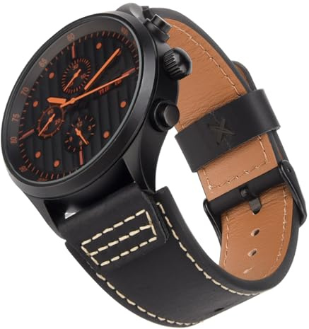 Wristitani Leder Uhrenarmband 22mm 20mm 18mm 19mm 21mm 23mm 24mm 26mm | 22mm für Garmin Venu 3 2/Vivoactive 4 45mm Samsung Galaxy Watch 3 45mm/Gear S3 Frontier Uhrenarmbänder Damen Herren