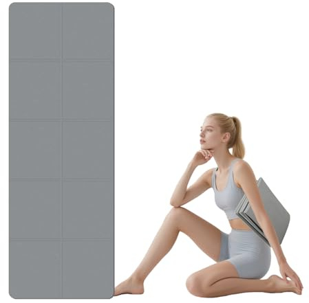 Tapis Yoga - Tapis Pilates Pliable - Yoga Mat TPE - Tapis De Sport 183x61cm - 5mm Épais Tapis Yoga Voyage Pour Gym Et Voyage