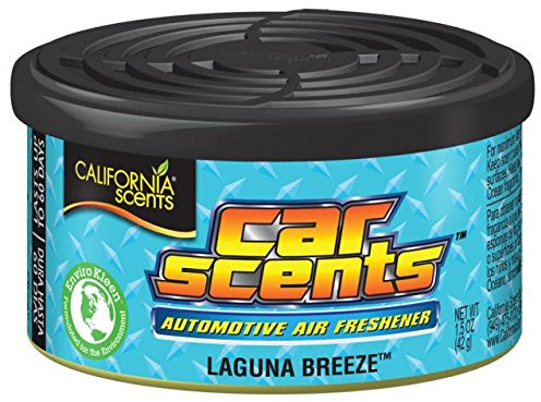 California Scents Car Scents Autoduft Lufterfrischer Duftdosen Air Freshener, Laguna Breeze, 42g (12 Stück)