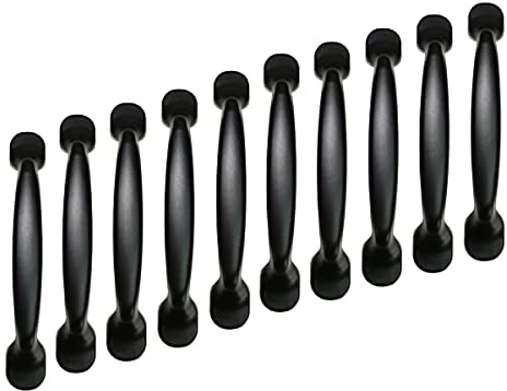 Qrity 20 Stück Lochabstand - 96mm Solide Material Aluminiumlegierung Möbel Griffen Kabinett Griffe Möbelgriffe Knöpfe Türgriffe