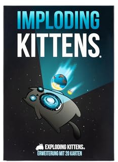 Asmodee exploderande imploderande kattungar kortspel expansion, flerfärgad, tyska