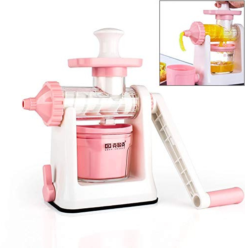 Kitchen Gadgets D598 Household ABS Manual Juice Cup Squeezer Fruit Reamers (Pink) (Color : Pink)