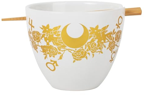Sailor Moon Crystal - Cuenco para ramen con palillos (473 ml)