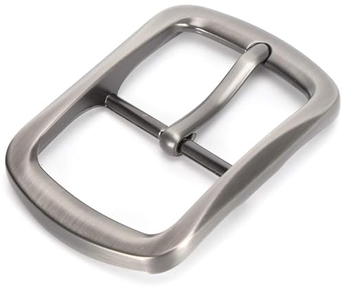 Metallgürtelschnalle, Gürtelschnallen Herren Metall Klassische Gürtelschnalle 40mm Prong Vierkantgürtelschnalle Heavy Duty Herren Ersatz Metallschnalle, Einzackige Quadratische Ersatzschnalle