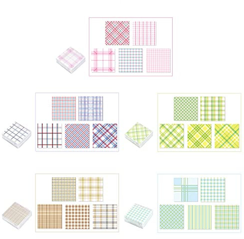 Farbige Haftnotizen Notizzettel Office Pop Up Notes Neuheit Haftnotizen Bunte Sticky Notes Nachricht Notiz Memo Notizen markieren Super Sticky Notes Klebezettel Mit Box,5er Pack,200 Blatt Pro Block