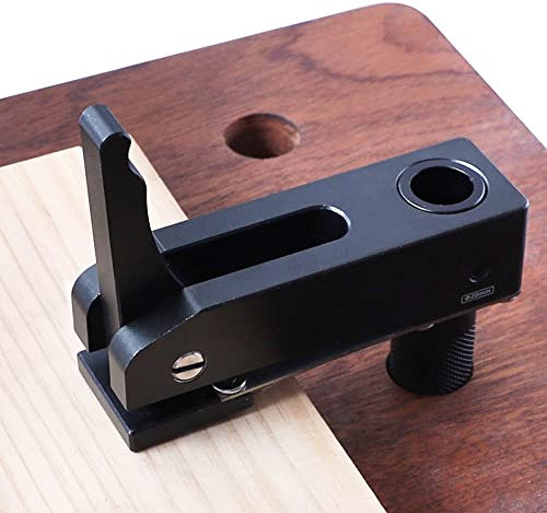 Singring Holzbearbeitung Halteklemme Werkbankklemme Schnellhalt Verstellbare Pressklammern für 19/20 mm Hundeloch (20 mm)