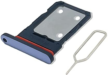 Eonpam Tiroir Carte SIM pour (OnePlus 9) Support Qualité d'origine Remplacement Plateau Memory SD Slot Carte SIM avec Aiguille SIM(Violet)