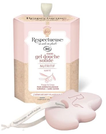 Respectueuse Mon Gel Douche Solide Nutritif Bio 75 g