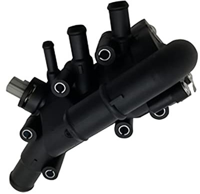 ORAMAI Termostato di alloggiamento termostato Flangia del refrigerante Compatibile con Ford Fiesta V 1.3 2S6G 9K478 A2B 1149617 2S6G 8A586 B2A