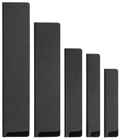 sourcing map 5Pcs Set Knife Edge Guards ABS Knife Cover Sleeves Knife Case Blade Protector Universal Knife Sheath for Home Kitchen Knife