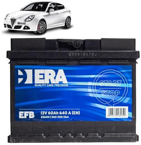 Batteria 60Ah EFB per Alfa Romeo Giulietta 1.4 1.8 TB benzina 2010+