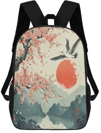 TNFHSOFT Japanische Kirschblüten 3D Drucken Flanell Fleecedecke Decke Microfaser Kuscheldecke Decke Kinder Erwachsene Wohndecke Für Bett & Sofa Reisedecke 17inch Inches