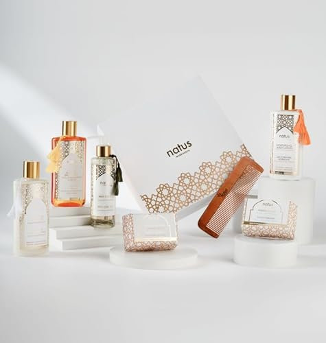 Coffret Cadeau Beauté Femme – Huile d’Argan 100% Naturelle du Maroc – Soin Corps, Cheveux & Visage – Végan – Tous Types de Cheveux et Peau