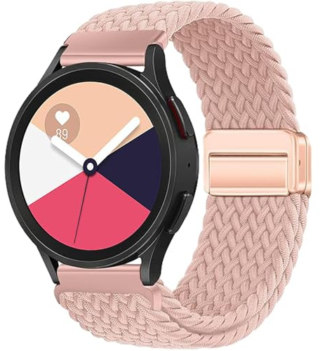 FYISWHO Magnetic Watch Strap for Redmi Watch 5 Active/5 Lite, 22mm Bracelet Nylon Sport Replacement Band for Samsung Galaxy Gear S3 Classic/S3 Frontier/Watch 46mm/Watch 3 45mm