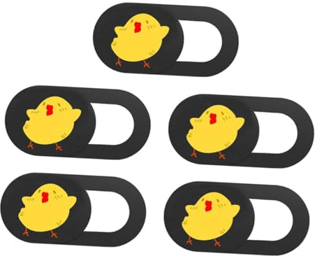 jojofuny 5stücke Webcam-Abdeckung Für Laptop Material Selbstklebend Anti-Peeping Mit Lustigem Huhn-Muster Leicht Und Tragbar Für Computer Und Tablet Geeignet