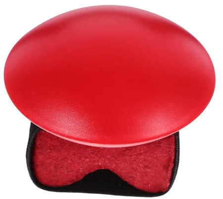 BESTonZON Fingersandei Sandhammer Maraca-Fingerhammer Hammer-Eierstreuer Schlaginstrument Ukulele musikinstrumente Afrikanischer Trommel-Rhythmus-Finger-Shaker Musik-Fingerring Plastik rot