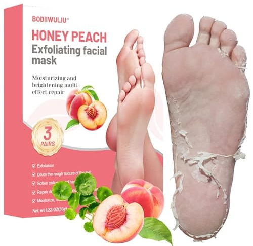 3 Paia di maschera idratante per i piedi,cura dei piedi per i piedi secchi e screpolati,Di Calzini Idratanti per Piedi Lisci e Morbidi, cura idratante maschera per i piedi Uomini e Donne