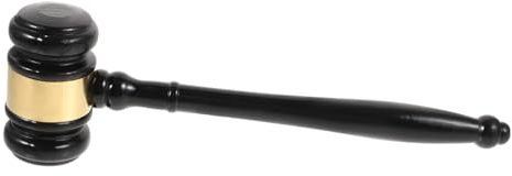 Angoily Martelletto Di Legno Per Asta Martello Da Giudice Riutilizzabile Impugnatura Comoda Design Semplice e Pratico Per Avvocati e Giudici