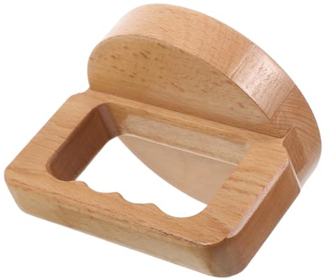 minkissy Barra de Madera para Grabado con Mango Ergonómico de Haya, Herramienta de Impresión en Bloque para Manualidades Infantiles, Suministros para Estampación Artesanal y Linograbado