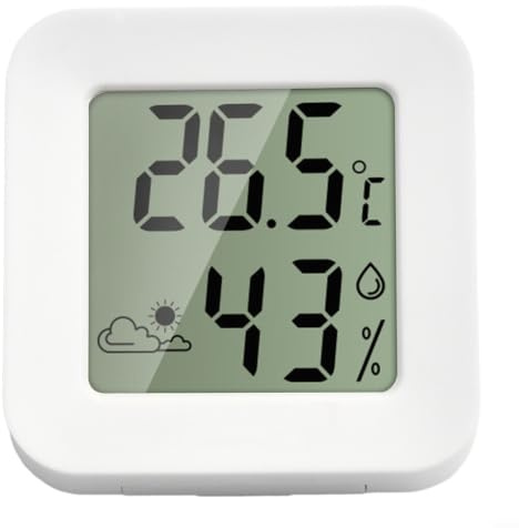 Digital Hygrometer Indoor Thermometer LCD Display