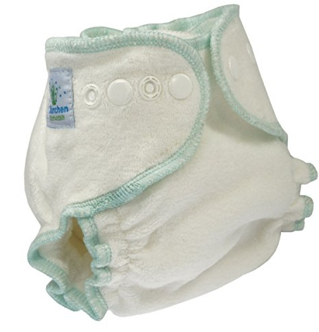 Blümchen größenangepasste Kuschel-Höschenwindel 5 Stück BioBaumwolle Grösse NB (2-4kg) Newborn