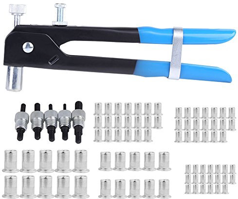 FTVOGUE Set di 86 pezzi per rivetti filettati, M3-M8, dadi per rivetti ciechi