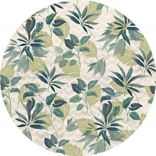 Komar DOT runde und selbstklebende Vlies Fototapete Leni - Ø Durchmesser 125 cm - 1 Stück - Tapete, Dekoration, Blumenmotiv, Floral, Wandtapete, Wandbild, Wandbelag, Designtapete - D1-053