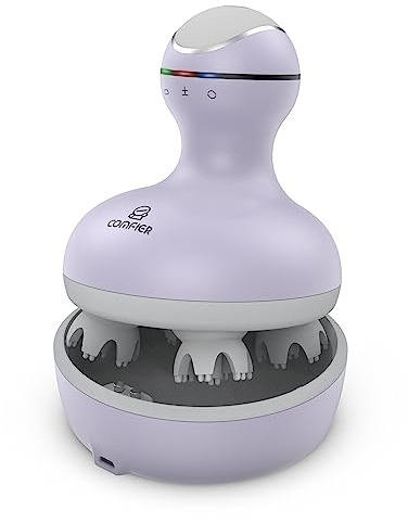COMFIER Electric Scalp Massager with Mutlti-Modes Vibration, Portable Handheld Head Scratcher for Hair Growth,Waterproof Head Massager for Full Body,Dog Cat Massager for Deep Clean and Stress Relax