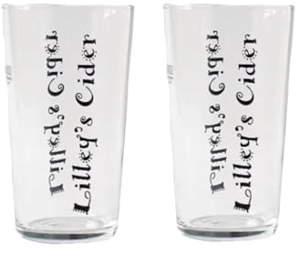 Laurie's Pub and Bar Accessories Lilley's Cider Pint Glass x2