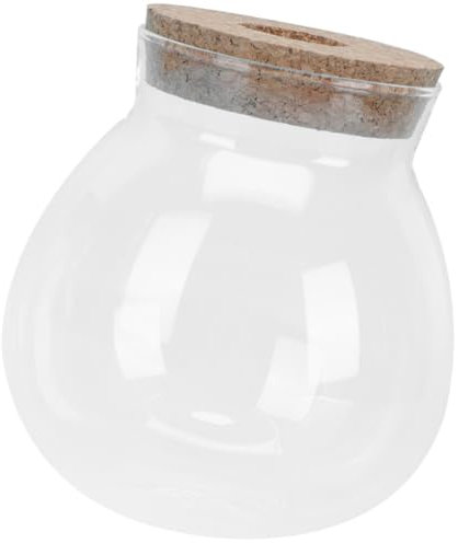 SUPVOX Bouteille avec Bouchon Terrarium pour Plantes Mosses Décoration De Table Compacte Et pour Petits