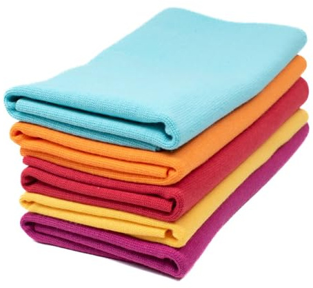 Stoffpaket Bündchen uni 5 x 25 cm (70 cm Umfang) Schlauchware einfarbig Kinderstoffe Modestoffe (Bunt)