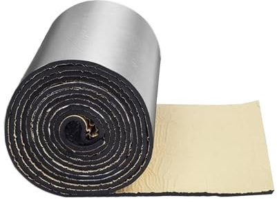 Isolation En Feuille D'aluminium Auto-adhésive, Coton D'isolation Thermique Et Phonique For Voiture, Rouleau D'isolation Ignifuge, 5 À 30 Mm D'épaisseur, For Utilisation Dans Les Murs, Sols Et Toits(3