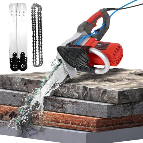 YLANMEI Rainureuse Murale électrique 5800 W/6500 W Rainureuse Murale Rainureuse Murale en Brique Rainureuse pour béton Profondeur de rainure 13,8 po/18,9 po,350
