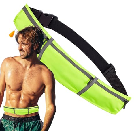Schwimmgürtel | 150N Auftriebs-Rettungsgurt Mit Beckengurt,Automatisch Aufblasbarer Reflektierender Schwimmhilfe Für Hochwasserrettung, Segeln, Pool & Wassersport